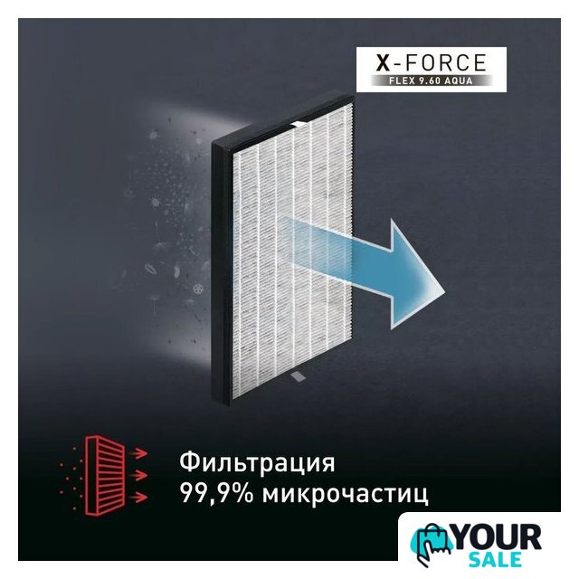 Вертикальный пылесос с влажной уборкой Tefal X-Force Flex 9.60 Aqua TY20C7WO - Изображение №8 — Интернет-магазин Your Sale