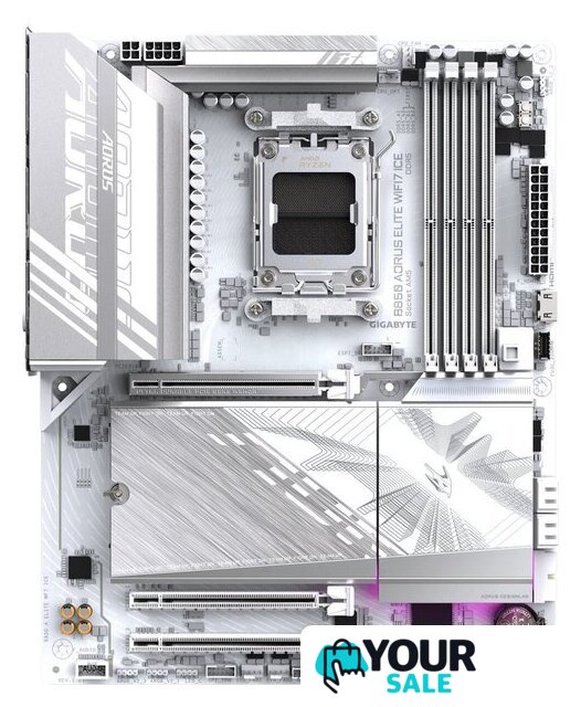 Материнская плата Gigabyte B850 Aorus Elite WiFi7 Ice (rev. 1.1) - Изображение №1 — Интернет-магазин Your Sale