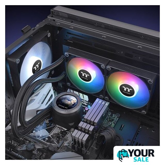 Система жидкостного охлаждения для процессора Thermaltake TH240 V2 Ultra ARGB CL-W383-PL12SW-A - Изображение №6 — Интернет-магазин Your Sale