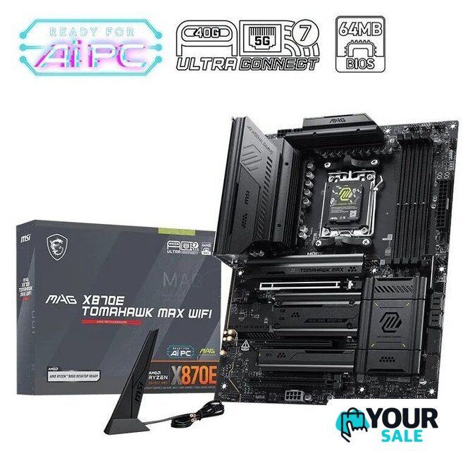 Материнская плата MSI MAG X870E Tomahawk Max WiFi - Изображение №5 — Интернет-магазин Your Sale
