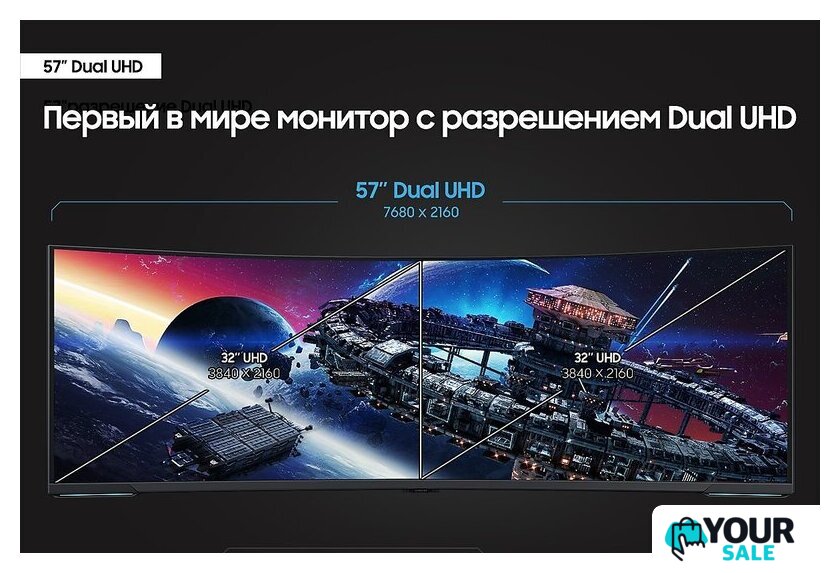 Игровой монитор Samsung Odyssey Neo G9 LS57CG952NIXCI - Изображение №6 — Интернет-магазин Your Sale