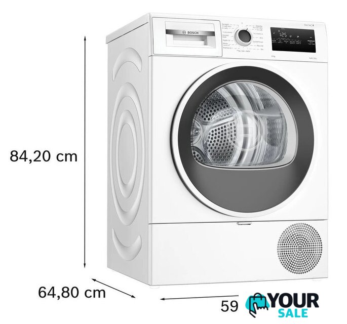 Сушильная машина Bosch Serie 4 WTH8529GPL - Изображение №7 — Интернет-магазин Your Sale