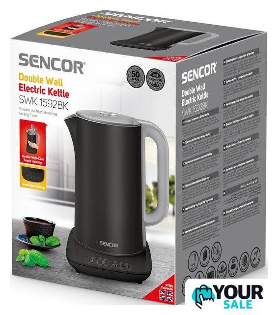 Электрический чайник Sencor SWK 1592BK - Изображение №20 — Интернет-магазин Your Sale