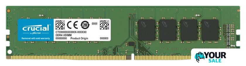 Оперативная память Crucial Basics 8ГБ DDR4 3200 МГц CB8GU3200 - Изображение №1 — Интернет-магазин Your Sale