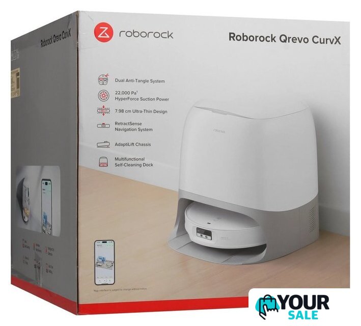 Робот-пылесос Roborock CurvX QRCX02-02 (евровилка, с русской озвучкой, белый) - Изображение №11 — Интернет-магазин Your Sale