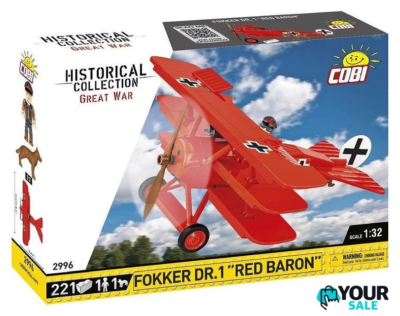 Конструктор Cobi Historical Collection Great War Fokker Dr.1 