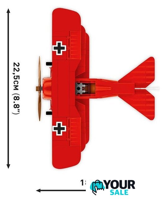 Конструктор Cobi Historical Collection Great War Fokker Dr.1 