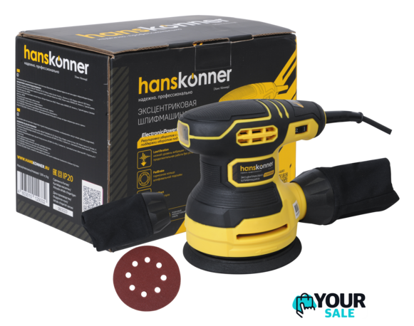 Эксцентриковая шлифмашина Hanskonner HOS8135RC - Изображение №1 — Интернет-магазин Your Sale