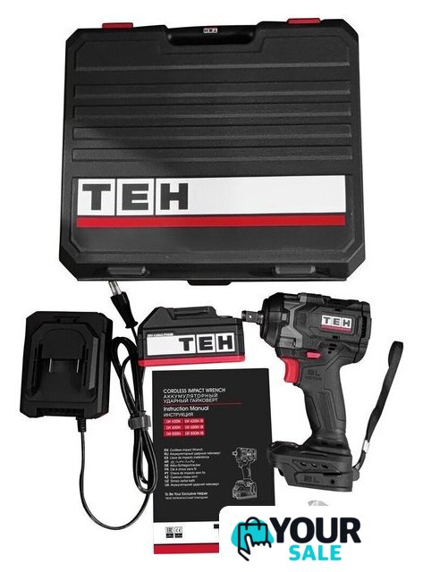 Гайковерт TEH LW600N-1B (с 1-им АКБ, кейс) - Изображение №5 — Интернет-магазин Your Sale