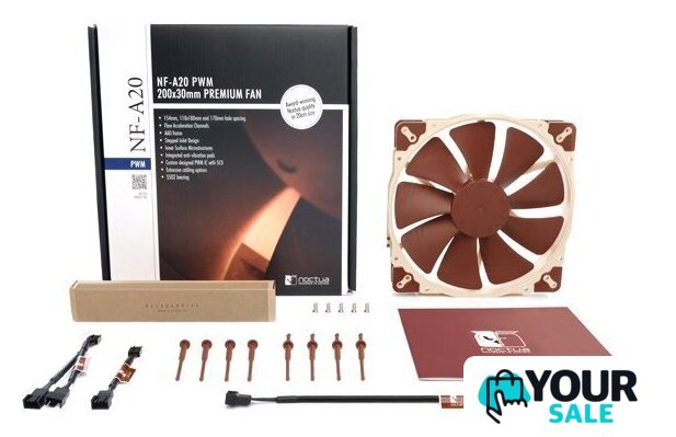 Вентилятор для корпуса Noctua NF-A20 PWM - Изображение №5 — Интернет-магазин Your Sale