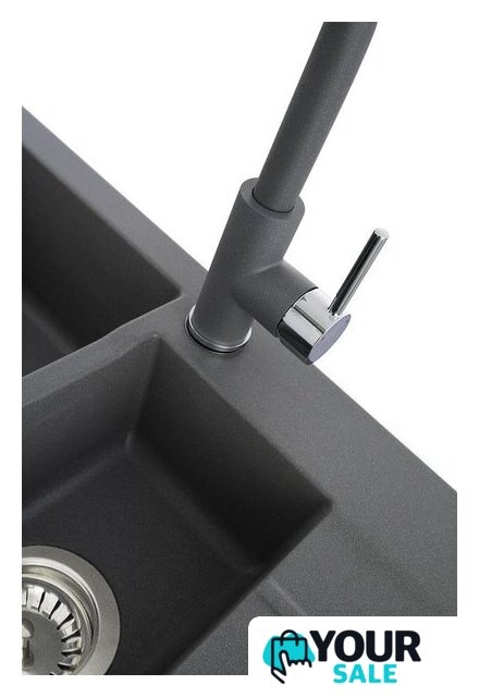 Кухонная мойка Kernau KGS A 6079 1.5B1D Grey Metallic - Изображение №6 — Интернет-магазин Your Sale