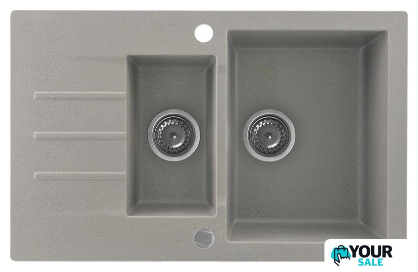 Кухонная мойка Kernau KGS A 6079 1.5B1D Grey Metallic - Изображение №1 — Интернет-магазин Your Sale