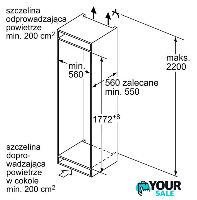 Холодильник Bosch Serie 4 KIN86HFE0 - Изображение №13 — Интернет-магазин Your Sale