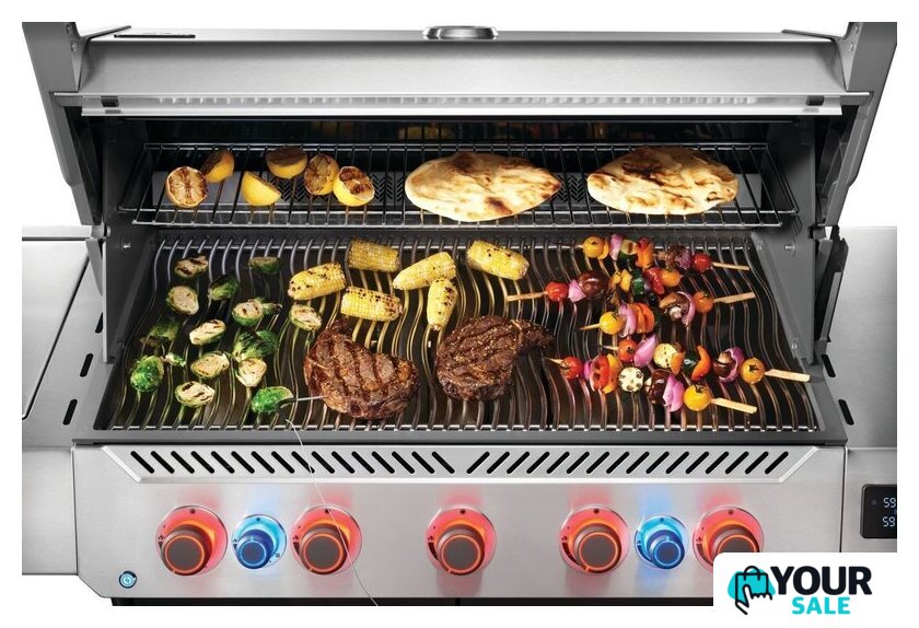 Газовый гриль для дачи Napoleon Prestige 665 Connected RSIB P665VXRSIBPSS-PL - Изображение №4 — Интернет-магазин Your Sale