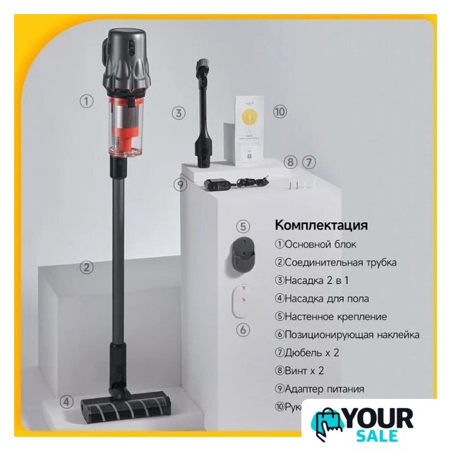 Пылесос Deerma DEM-T30W - Изображение №16 — Интернет-магазин Your Sale