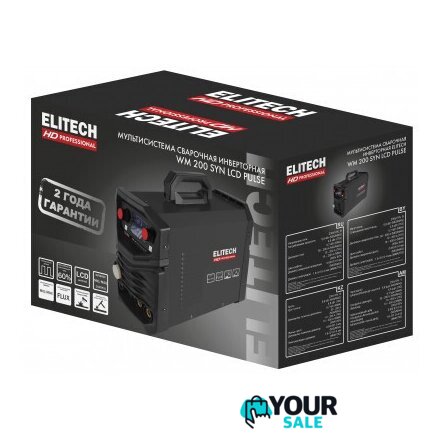 Сварочный инвертор ELITECH HD Professional HD WM 200 SYN LCD PULSE - Изображение №9 — Интернет-магазин Your Sale