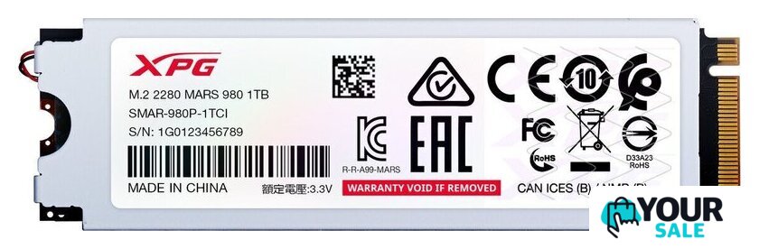 SSD ADATA XPG MARS 980 Pro 2TB SMAR-980P-2TCI - Изображение №6 — Интернет-магазин Your Sale