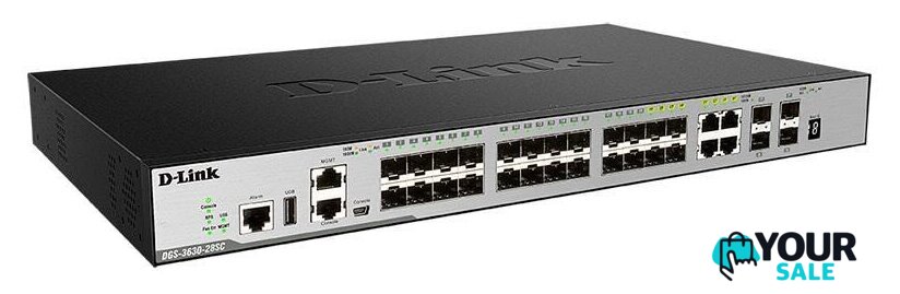 Управляемый коммутатор 3-го уровня D-Link DGS-3630-28SC/A2ASI - Изображение №2 — Интернет-магазин Your Sale