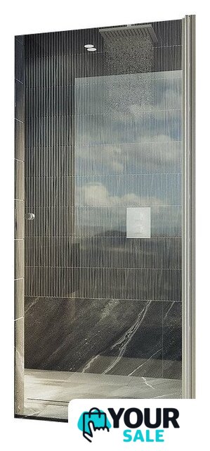 Душевая дверь MaybahGlass 198x80 MGD-803-5 (прозрачное стекло/хром матовый) - Изображение №1 — Интернет-магазин Your Sale
