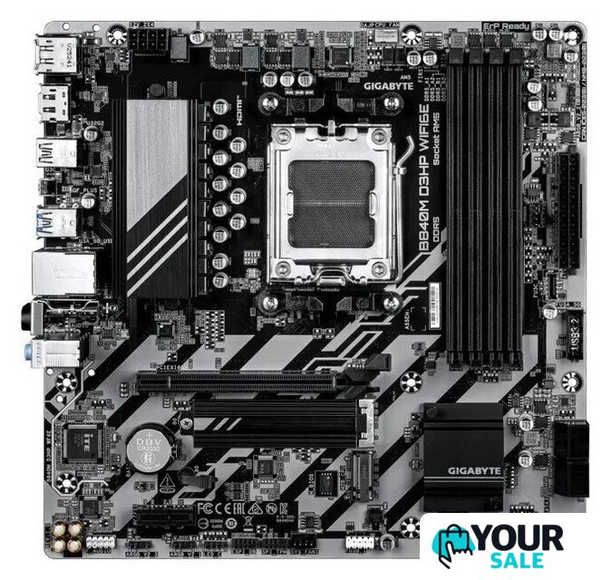 Материнская плата Gigabyte B840M D3HP WiFi6E - Изображение №1 — Интернет-магазин Your Sale