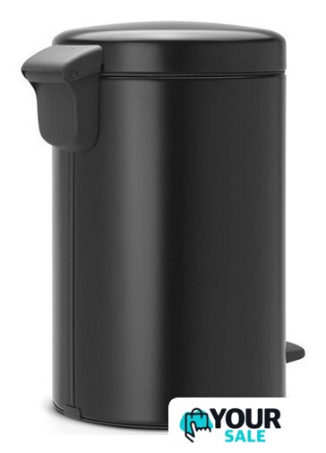 Мусорное ведро Brabantia Pedal Bin NewIcon 12 л (черный матовый) - Изображение №3 — Интернет-магазин Your Sale