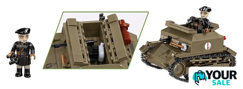 Конструктор Cobi Historical Collection WWII Tankette TK-3 - Изображение №13 — Интернет-магазин Your Sale