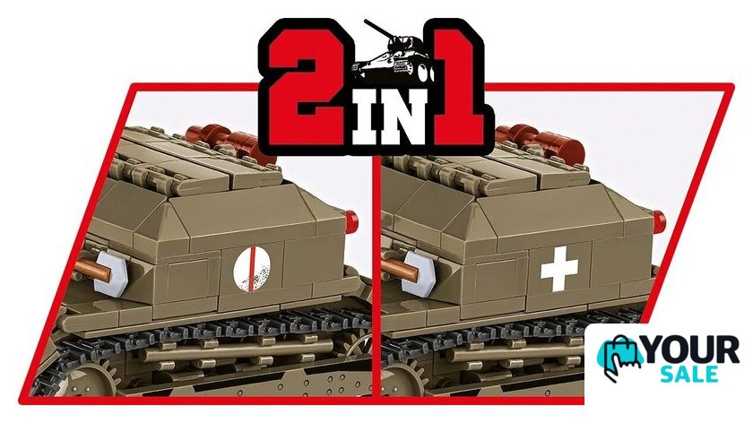 Конструктор Cobi Historical Collection WWII Tankette TK-3 - Изображение №7 — Интернет-магазин Your Sale
