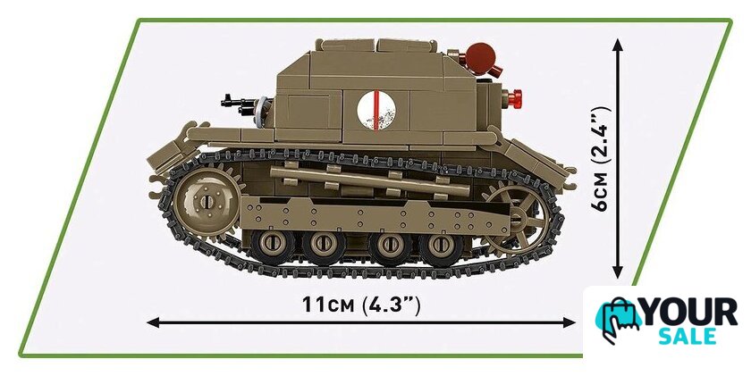 Конструктор Cobi Historical Collection WWII Tankette TK-3 - Изображение №11 — Интернет-магазин Your Sale
