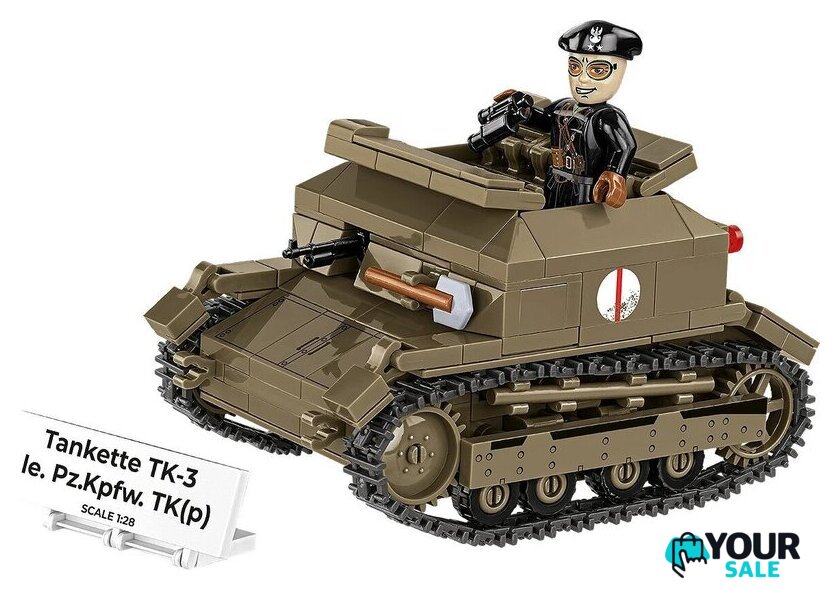 Конструктор Cobi Historical Collection WWII Tankette TK-3 - Изображение №2 — Интернет-магазин Your Sale