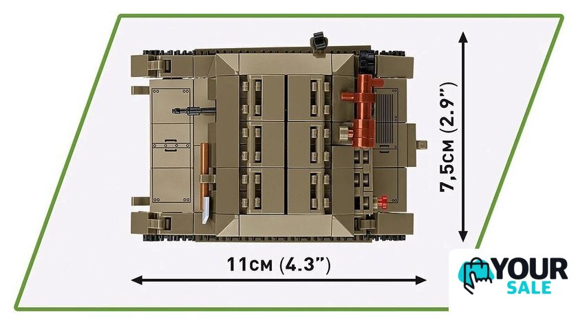 Конструктор Cobi Historical Collection WWII Tankette TK-3 - Изображение №10 — Интернет-магазин Your Sale