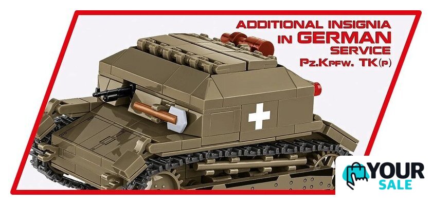Конструктор Cobi Historical Collection WWII Tankette TK-3 - Изображение №6 — Интернет-магазин Your Sale