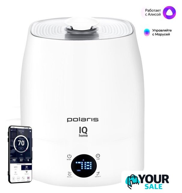 Увлажнитель воздуха Polaris PUH 4040 Wifi IQ Home (белый) - Изображение №1 — Интернет-магазин Your Sale