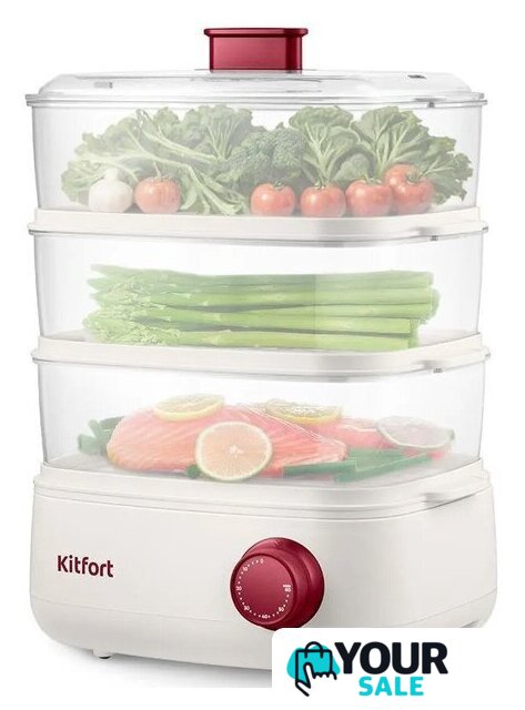 Пароварка Kitfort KT-6830 - Изображение №1 — Интернет-магазин Your Sale