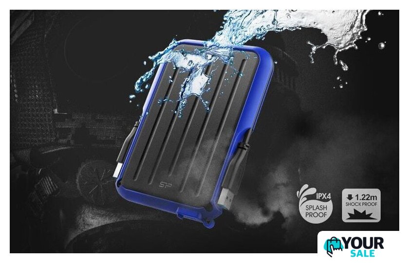 Внешний накопитель Silicon-Power Armor A66 1TB SP010TBPHD66SS3B - Изображение №5 — Интернет-магазин Your Sale