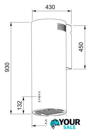Кухонная вытяжка Franke Axis 35 WH 335.0706.919 - Изображение №3 — Интернет-магазин Your Sale