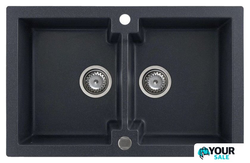 Кухонная мойка Kernau KGS A 80 2B Black Metallic - Изображение №1 — Интернет-магазин Your Sale