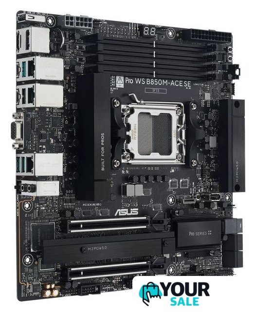 Материнская плата ASUS Pro WS B850M-ACE SE - Изображение №3 — Интернет-магазин Your Sale