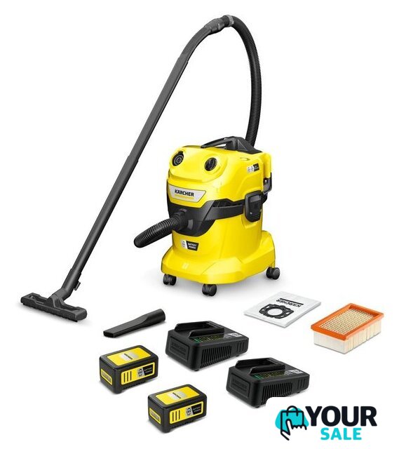 Пылесос Karcher WD 4-18 Dual Battery Set 1.628-601.0 - Изображение №1 — Интернет-магазин Your Sale