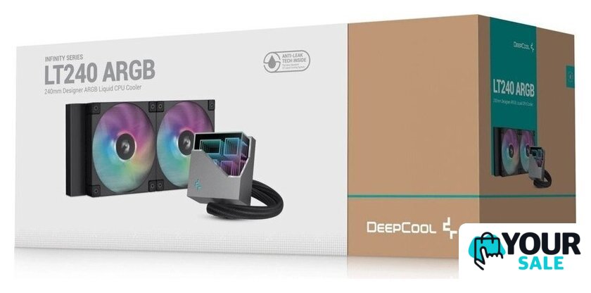 Система жидкостного охлаждения для процессора DeepCool LT240 BK ARGB R-LT240-BKAMNC-G-1 - Изображение №4 — Интернет-магазин Your Sale