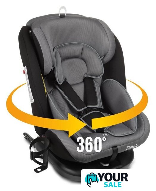 Детское автокресло Zlatek Cruiser Isofix Lux KRES3951 (серый/черный) - Изображение №2 — Интернет-магазин Your Sale