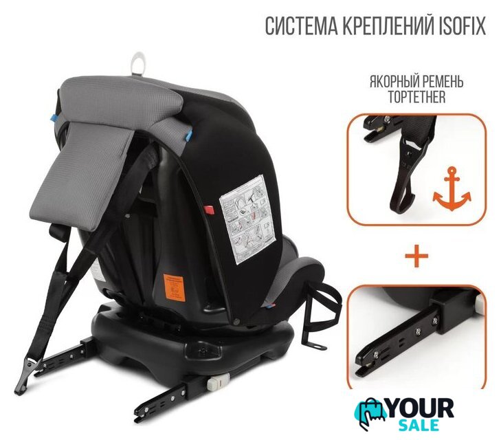 Детское автокресло Zlatek Cruiser Isofix Lux KRES3951 (серый/черный) - Изображение №11 — Интернет-магазин Your Sale