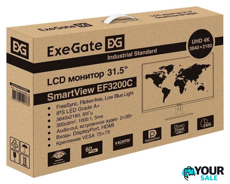 Монитор ExeGate SmartView EF3200C EX299469RUS - Изображение №9 — Интернет-магазин Your Sale