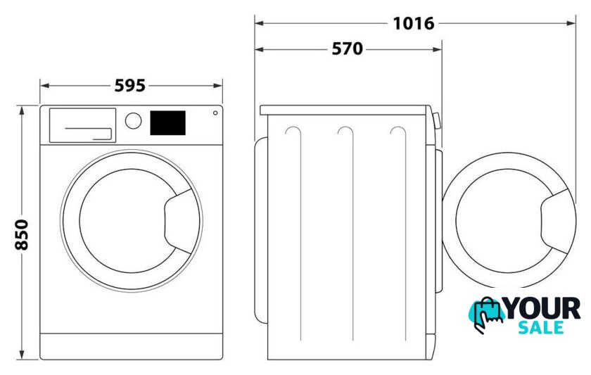 Стирально-сушильная машина Whirlpool FFWDB 964489 SV EE - Изображение №10 — Интернет-магазин Your Sale