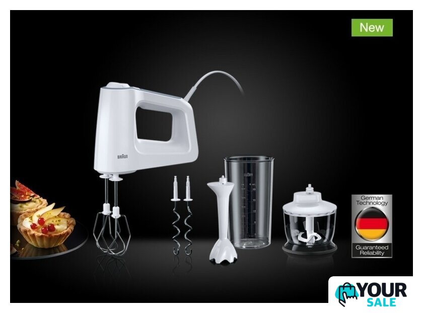 Миксер Braun MultiMix 3 HM 3137 WH - Изображение №2 — Интернет-магазин Your Sale