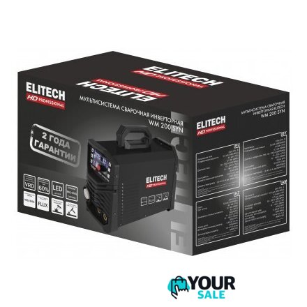 Сварочный инвертор ELITECH HD Professional HD WM 200 SYN - Изображение №10 — Интернет-магазин Your Sale
