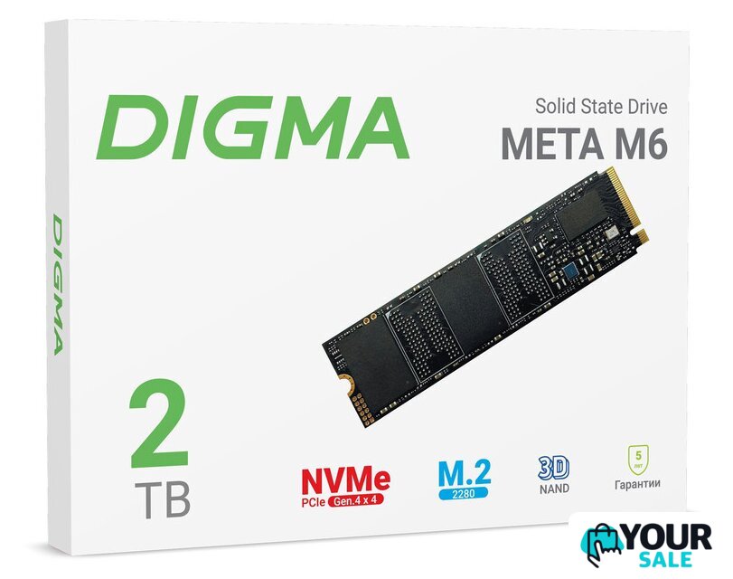 SSD Digma Meta M6 2TB DGSM4002TM63T - Изображение №8 — Интернет-магазин Your Sale