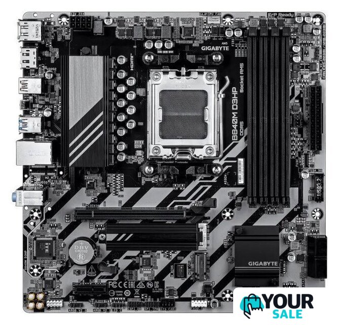 Материнская плата Gigabyte B840M D3HP - Изображение №1 — Интернет-магазин Your Sale