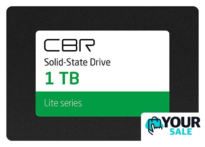 SSD CBR Lite 1TB SSD-001TB-2.5-LT22 - Изображение №1 — Интернет-магазин Your Sale