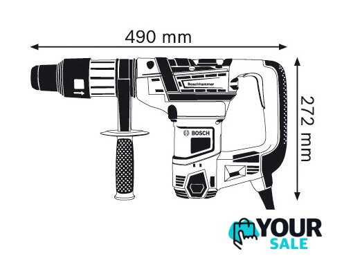 Перфоратор Bosch GBH 5-40 D Professional [0611269020] - Изображение №3 — Интернет-магазин Your Sale