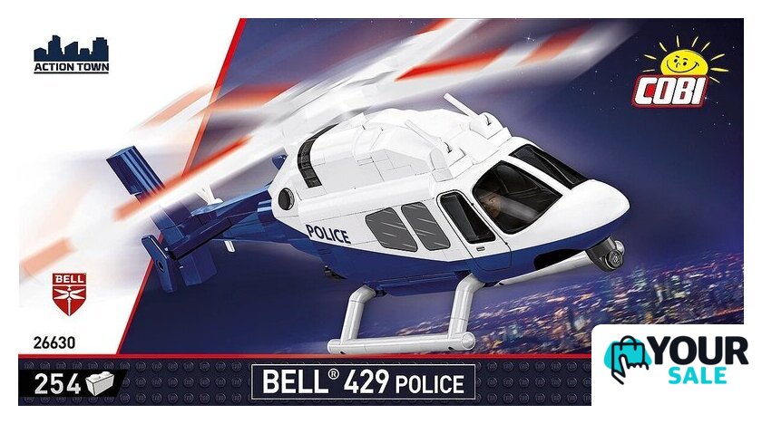 Конструктор Cobi Action Town Bell 429 Police - Изображение №1 — Интернет-магазин Your Sale